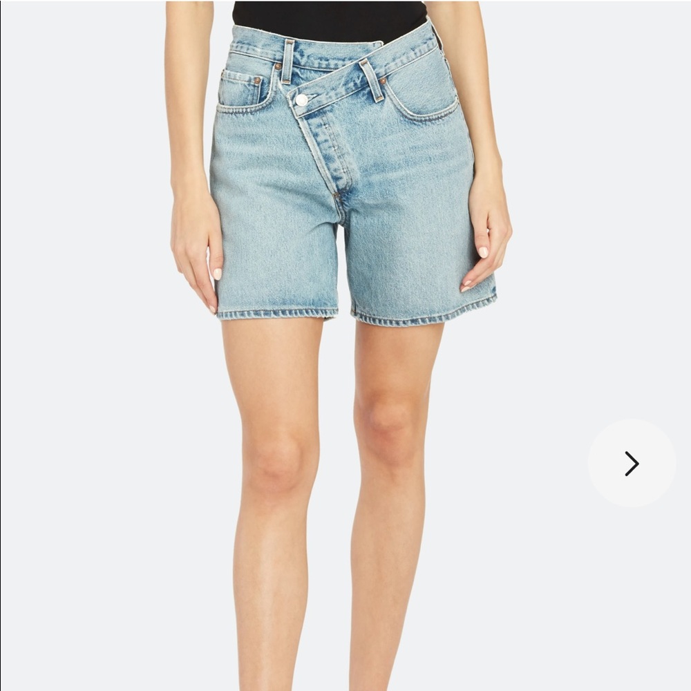 *NWT* AGOLDE Criss Cross High Rise Upsized Short